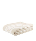 Frette Chains wool throw blanket 130x200cm, imported from the UK