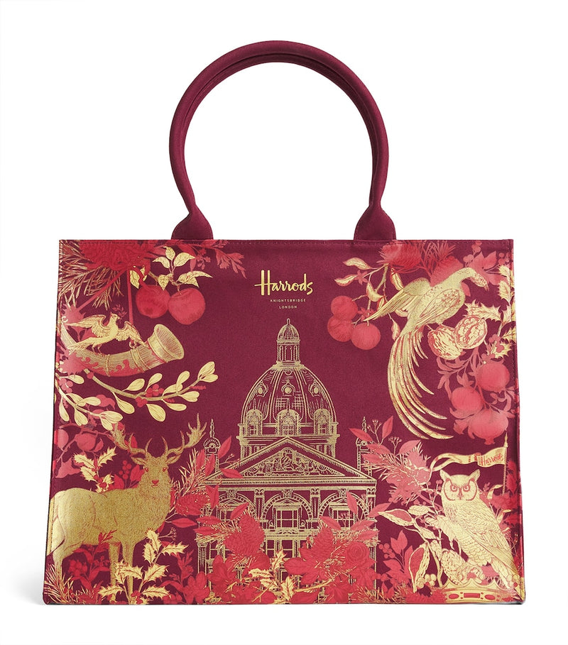 Harrods cotton tote bag, imported from the UK