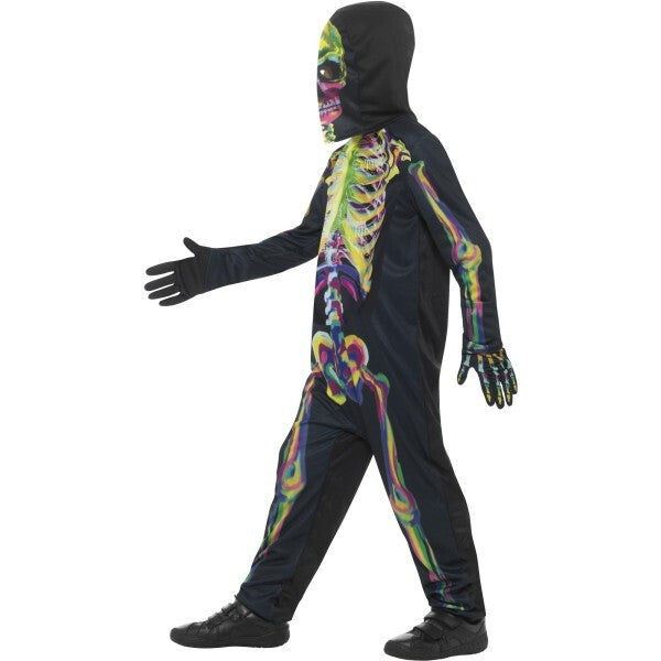 Smiffys glow in the dark skeleton costume, imported from the UK