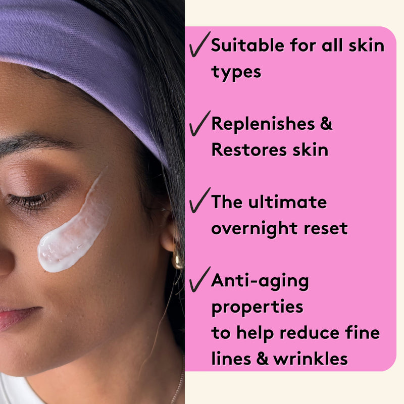Delhicious Dream Drench overnight hydration sleep mask, UK version