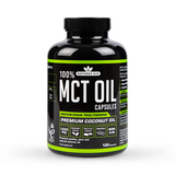 Holland & Barrett 100% MCT Oil 1200mg Coconut Sourced Keto Supplement 120 Capsules- Buy online at McGrocer