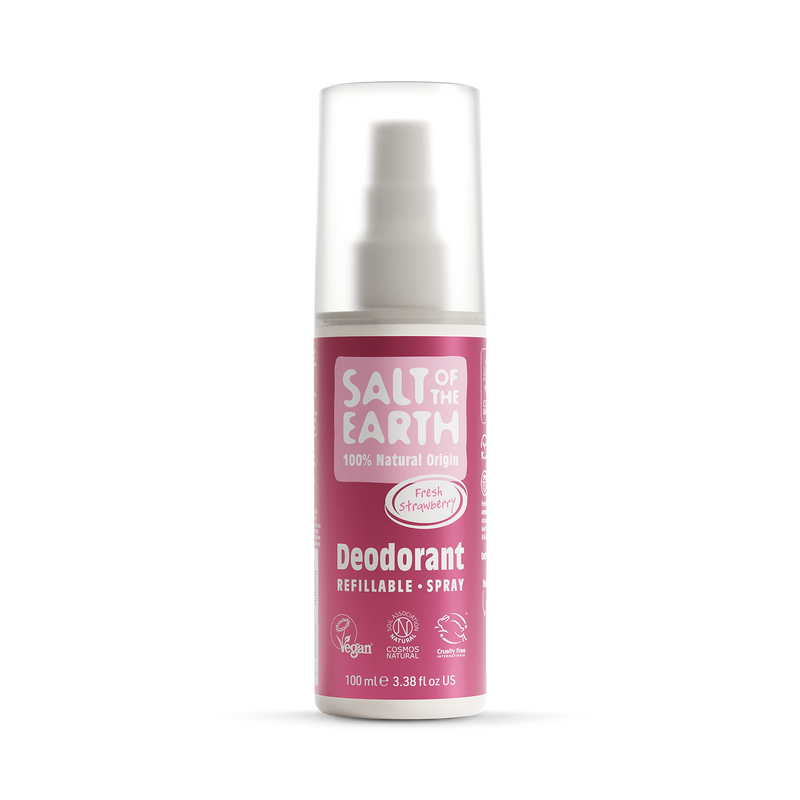 Salt Of The Earth natural deodorant spray fresh strawberry 100ml - British product