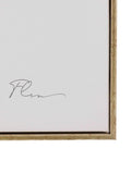 Gallery Home white dahlia dream framed canvas 79.5cm by 59.5cm (British brand)