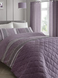 Dreams & Drapes purple Hanworth bedspread (British brand)