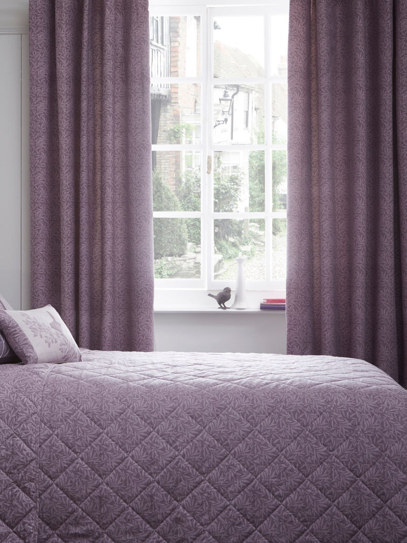 Dreams & Drapes purple Hanworth bedspread (British brand)