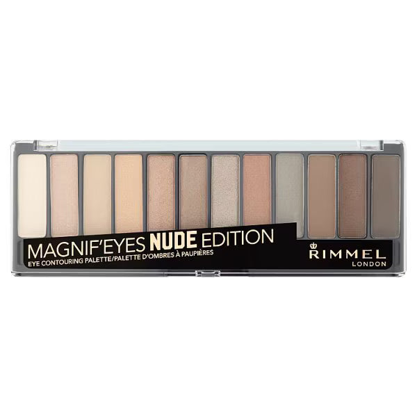 Rimmel Magnif'eyes Eyeshadow Palette Nude Edition, imported from the UK