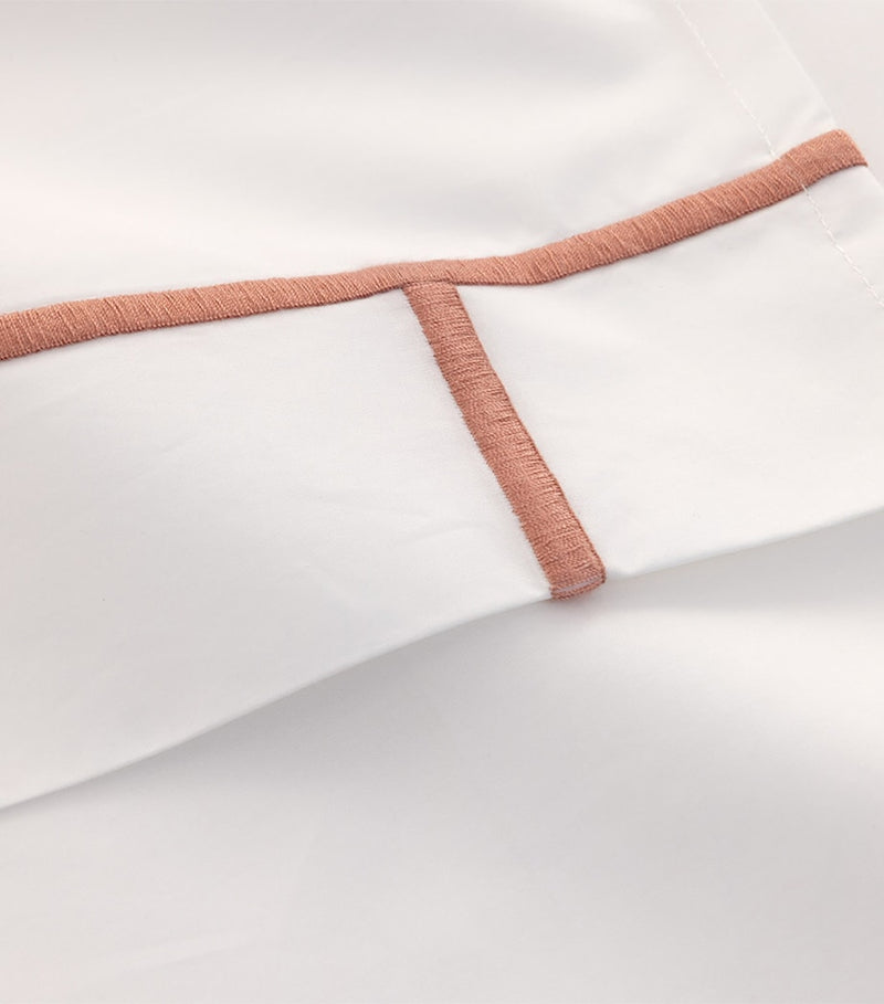 Yves Delorme Athena Santal double flat sheet 240cm x 295cm (British brand)