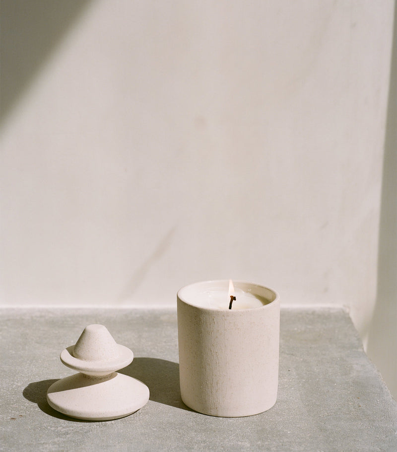 Olfactif Aries Waxed Wood candle 240g, imported from the UK