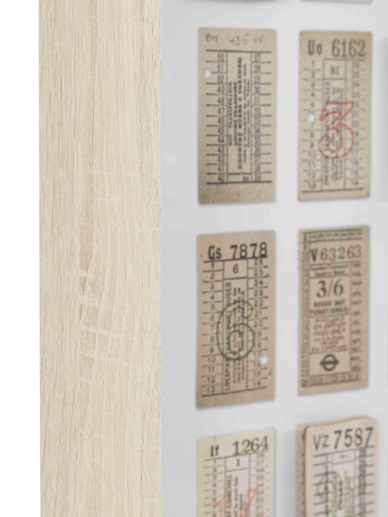 Gallery Home beige ticket to roam framed art, imported from the UK