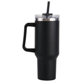 Home black stainless steel travel coffee mug 1180ml - British product