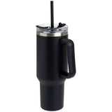Home black stainless steel travel coffee mug 1180ml - British product