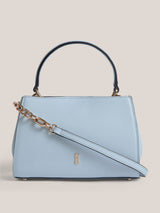 Next Hobbs Pale Blue Ophelia Leather Crossbody Bag- Buy online at McGrocer