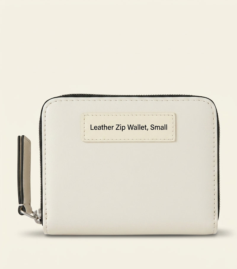 Mulberry logo plaque purse in leather - British brand