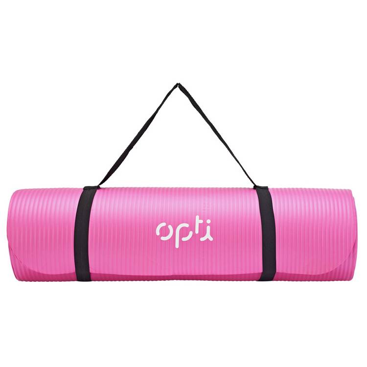 Opti yoga mat 12mm pink - British product