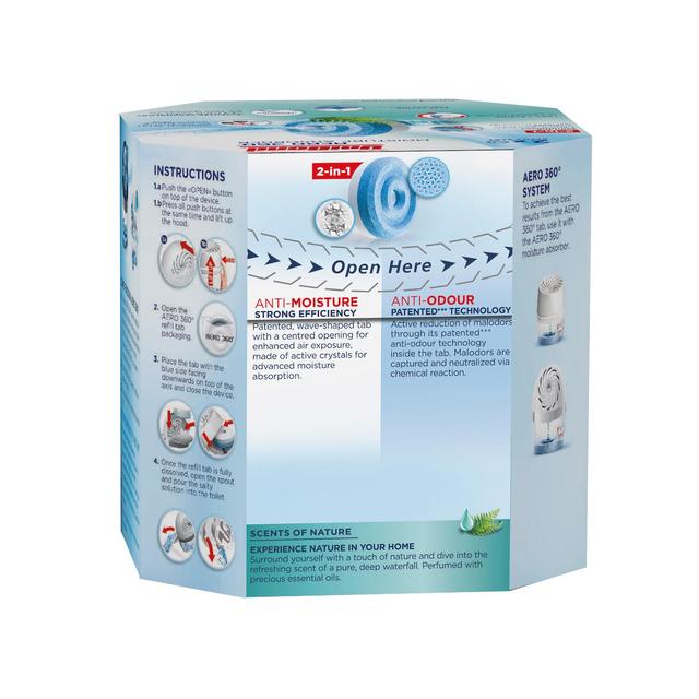 Unibond AERO 360 Waterfall Freshness Refills 2 per pack GOODS M&S