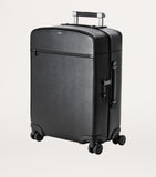 Serapian leather spinner cabin suitcase 55cm (British brand)