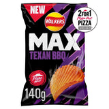 Walkers Max Pizza Hut Texan BBQ Sharing Crisps 140g GOODS M&S