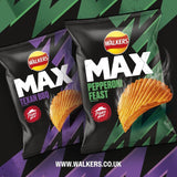 Walkers Max Pizza Hut Texan BBQ Sharing Crisps 140g GOODS M&S