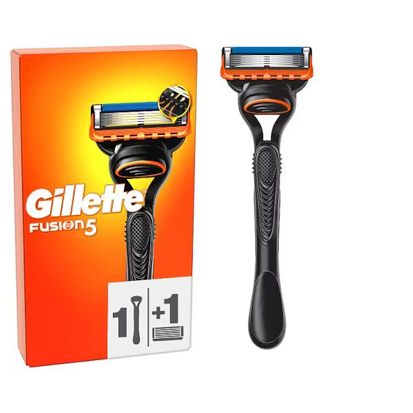 Gillette Fusion5 Men's Razor with 5 Blades, UK version