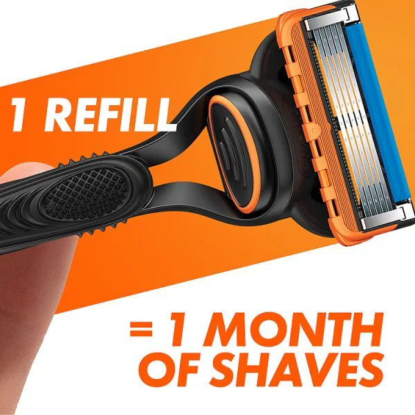 Gillette Fusion5 Men's Razor with 5 Blades, UK version