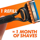 Gillette Fusion5 Men's Razor with 5 Blades, UK version