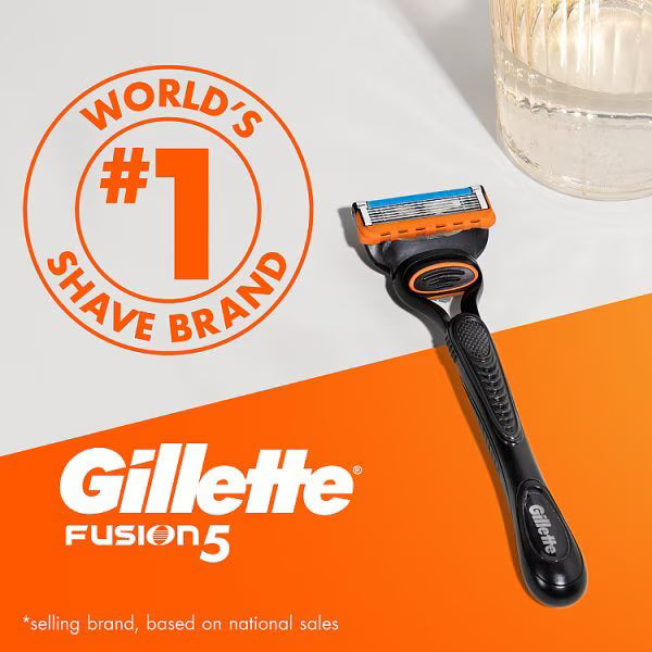 Gillette Fusion5 Men's Razor with 5 Blades, UK version