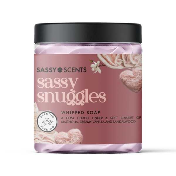 Sassy Scents Whipped Soap Sassy Snuggles 115g imported from the UK