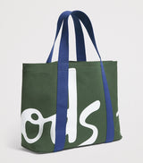Harrods Medium Cotton Tote Bag with Twin Top Handles and Interior Pocket- Buy online at McGrocer
