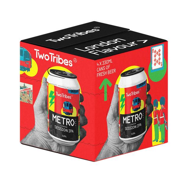 Two Tribes Metro Land Session IPA   4 x 330ml GOODS M&S
