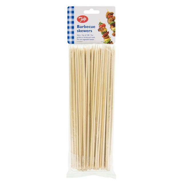Tala 100 Bamboo Kebab Skewers 25.5cm Long    100 per pack GOODS M&S