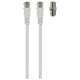 Nickel plated satellite extension lead 10m, imported from the UK