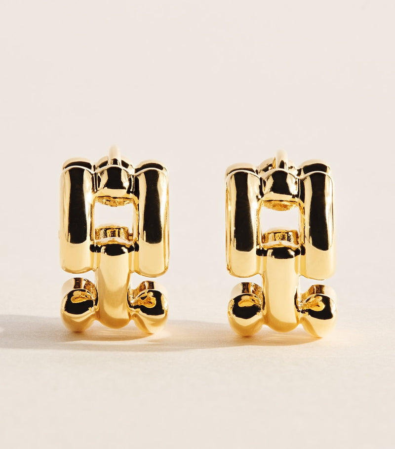 Lié Studio gold-plated Johanna earrings, imported from the UK