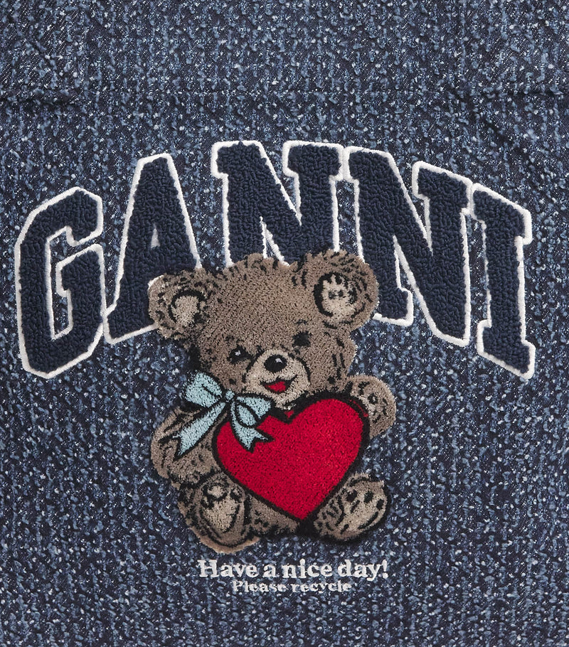 GANNI medium bear tote bag, UK version