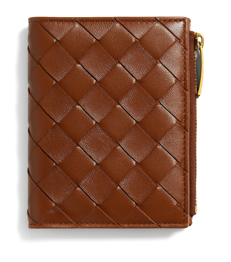 Bottega Veneta Small Leather Bifold Wallet, imported from the UK