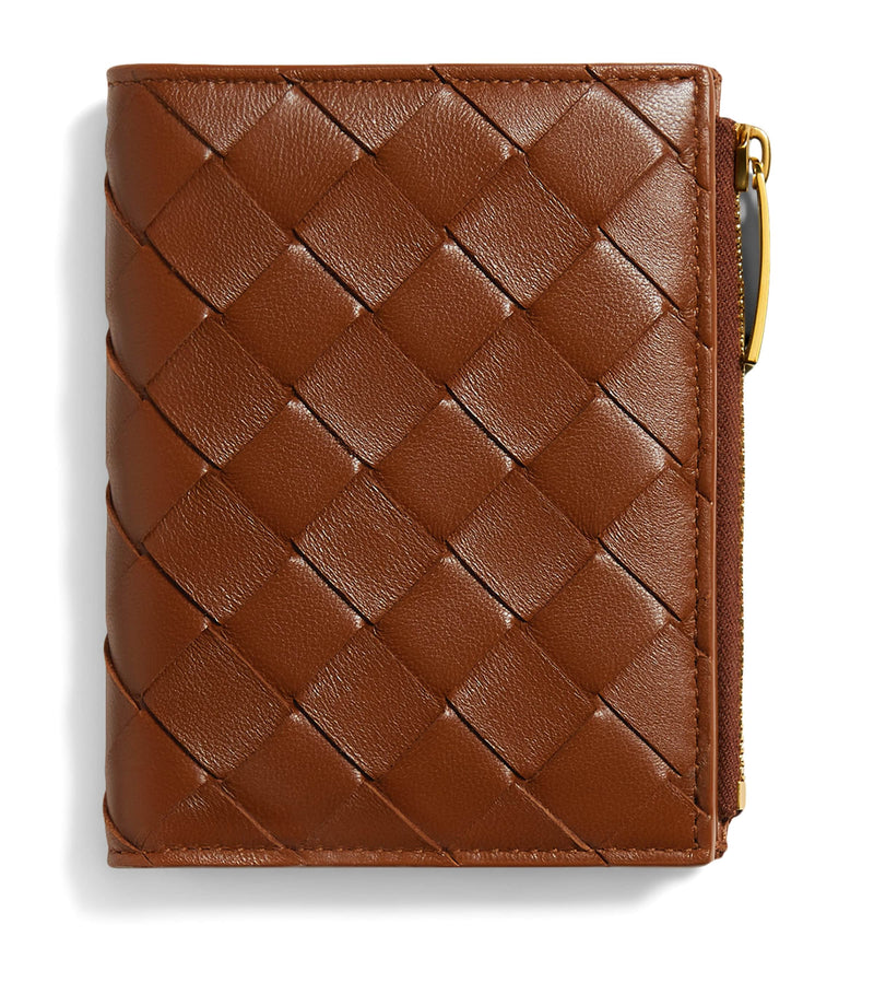 Bottega Veneta Small Leather Bifold Wallet, imported from the UK