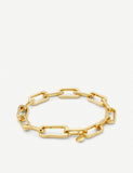 Monica Vinader 18ct gold-vermeil charm bracelet 20cm - British product