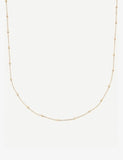Monica Vinader 18ct gold-plated vermeil silver chain necklace - British product
