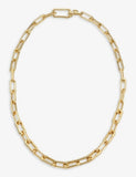Monica Vinader gold-vermeil charm necklace 47cm, UK version