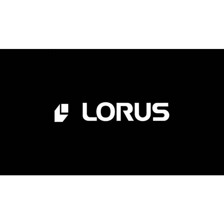 Lorus men's chronograph watch blue dial brown leather strap - British product