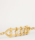 Jade Trau Penelope bracelet with yellow gold and diamonds, UK version