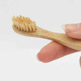 Organically Epic children's bamboo toothbrush soft bristle, imported from the UK