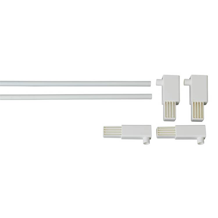 White extra tall pet gate extension pack (British brand)