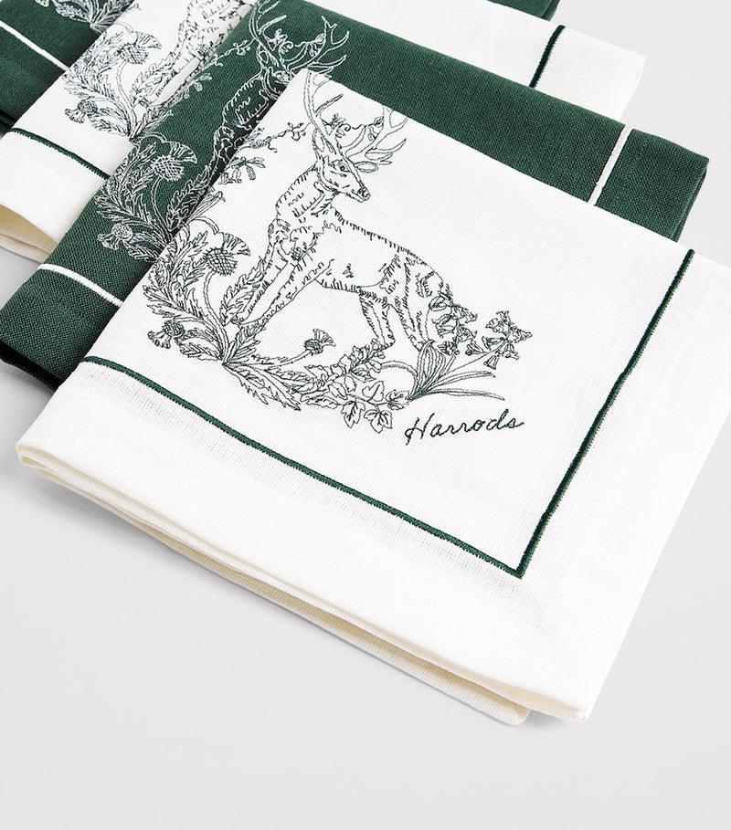 Harrods toile napkins set of 4 imported from the UK