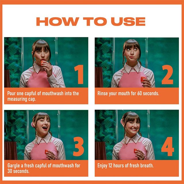 The Breath Co. Alcohol Free Mouthwash Mild Mint 500ml GOODS M&S