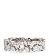 Harrods Suzanne Kalan White Gold and Diamond La Fantaisie Eternity Ring- Buy online at McGrocer