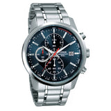 Lorus men's chronograph watch blue dial 38mm (British brand)