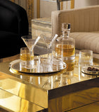 Christofle crystal vodka glasses set of 4, 90ml - British product
