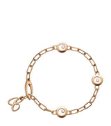 Harrods Chopard Happy Diamonds Icons 18-Karat Rose Gold and Diamond Bracelet- Buy online at McGrocer