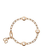 Chopard Happy Diamonds rose gold diamond bracelet - British product