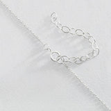 Revere sterling silver mommy necklace with cubic zirconia heart, UK version